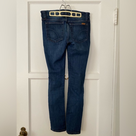 Joe’s Jeans mid rise skinny ankle jeans 27 women’s dark denim EUC riveted - Picture 2 of 10